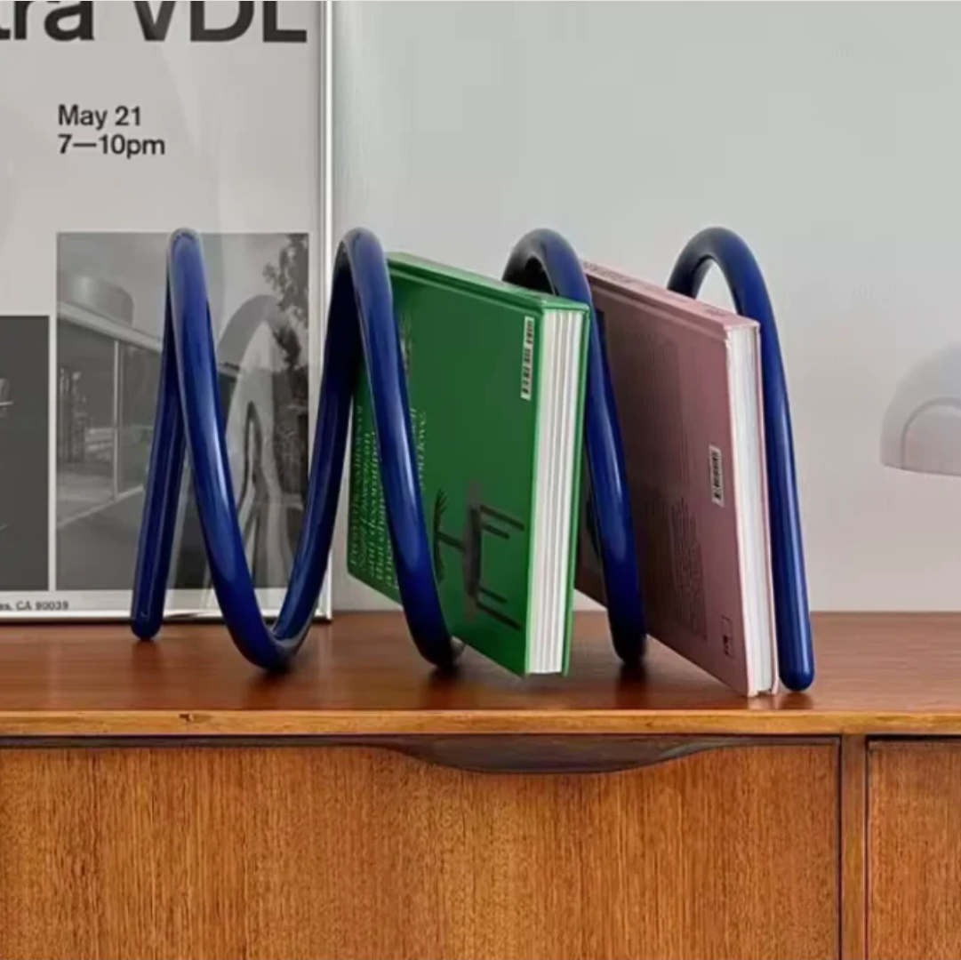 Étagère à Livres "Spirale Moderne"