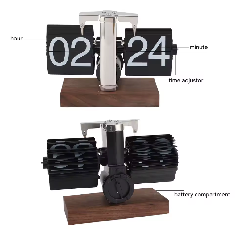 Horloge "Flip Clock" Vintage