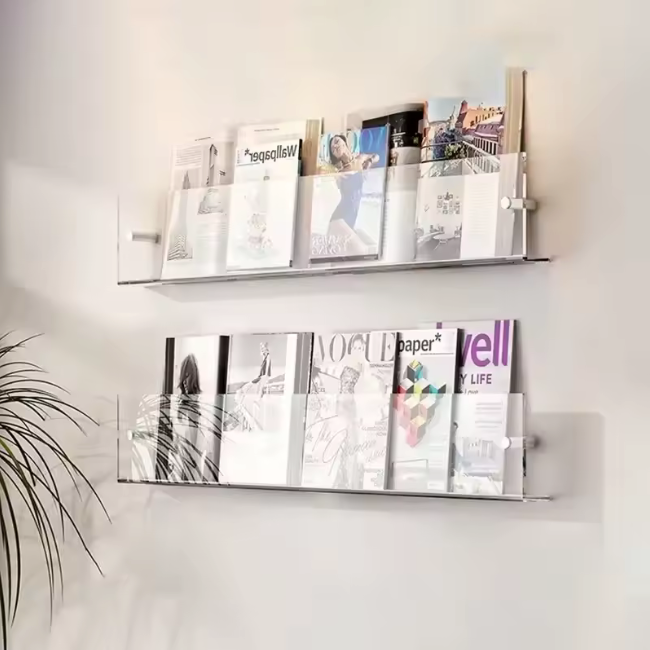 Duo d'Étagères Murales "Crystal"