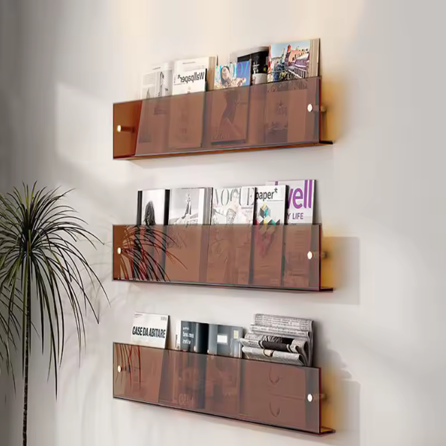 Duo d'Étagères Murales "Crystal"